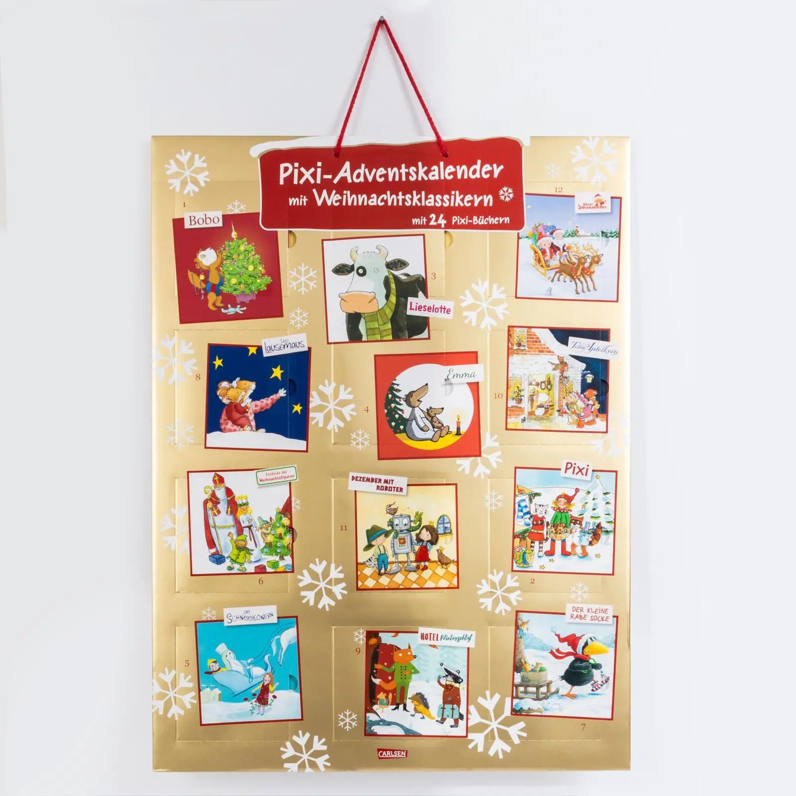 Bild: 9783551054159 | Pixi Adventskalender GOLD 2026 | Diverse | Box | 576 S. | Deutsch