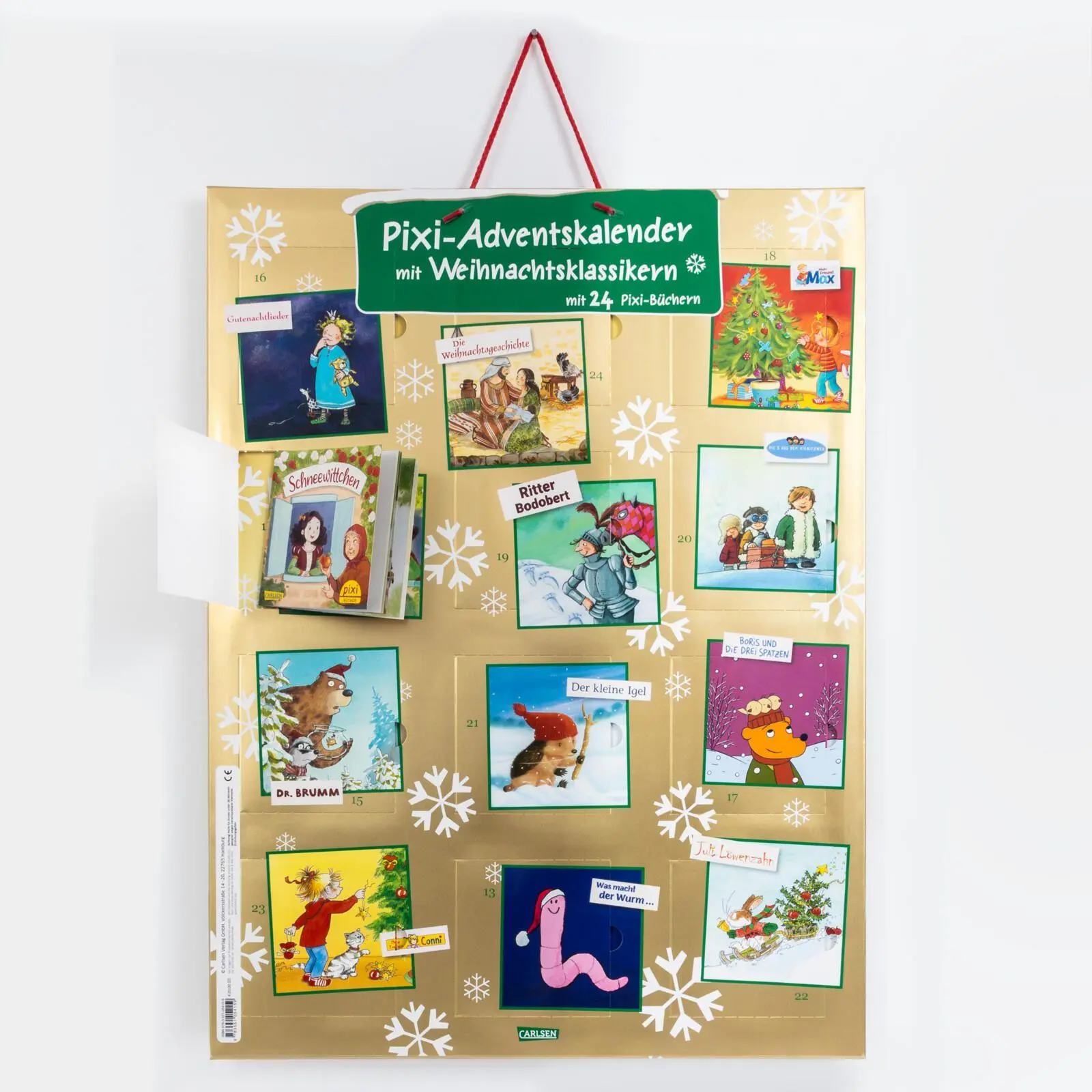Bild: 9783551054159 | Pixi Adventskalender GOLD 2026 | Diverse | Box | 576 S. | Deutsch