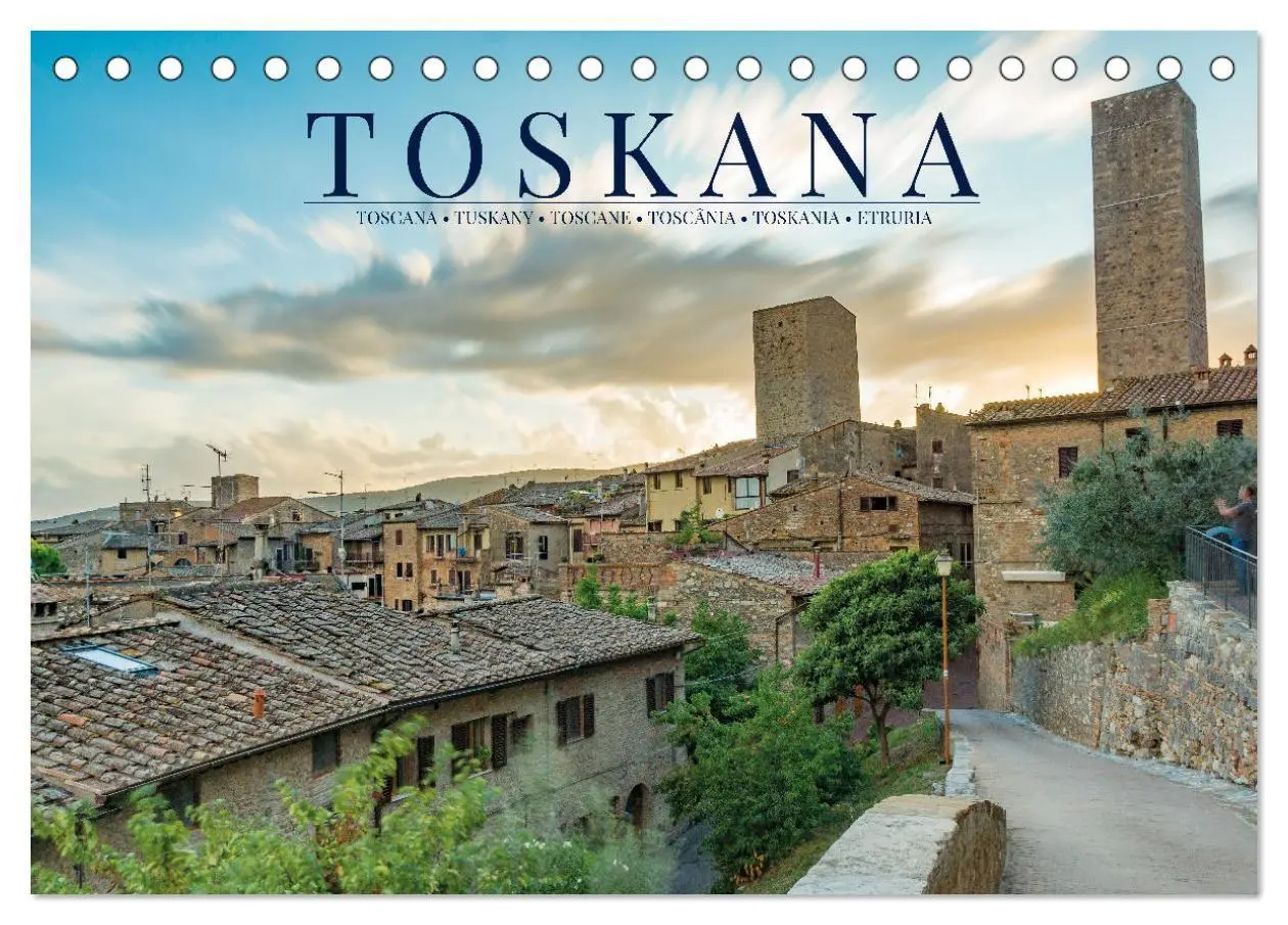 Cover: 9783569804159 | Motive der Toskana (Tischkalender 2027 DIN A5 quer), CALVENDO...