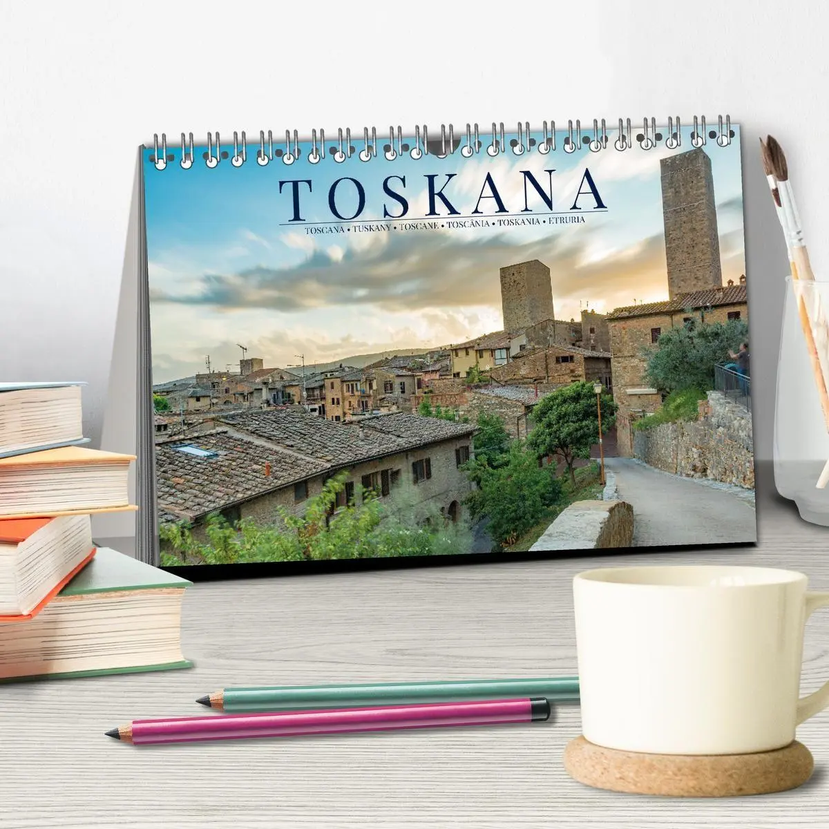 Bild: 9783569804159 | Motive der Toskana (Tischkalender 2027 DIN A5 quer), CALVENDO...