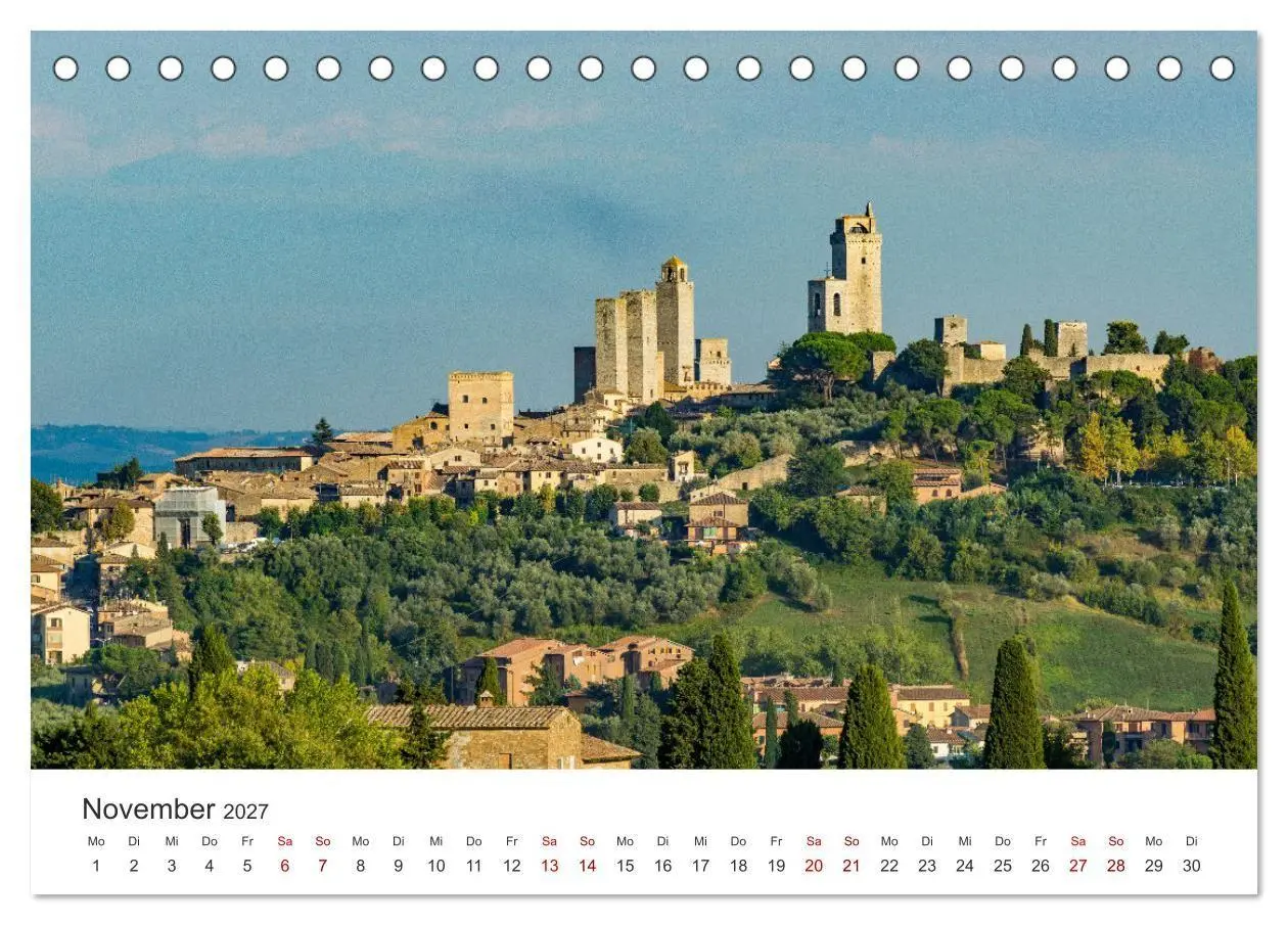 Bild: 9783569804159 | Motive der Toskana (Tischkalender 2027 DIN A5 quer), CALVENDO...