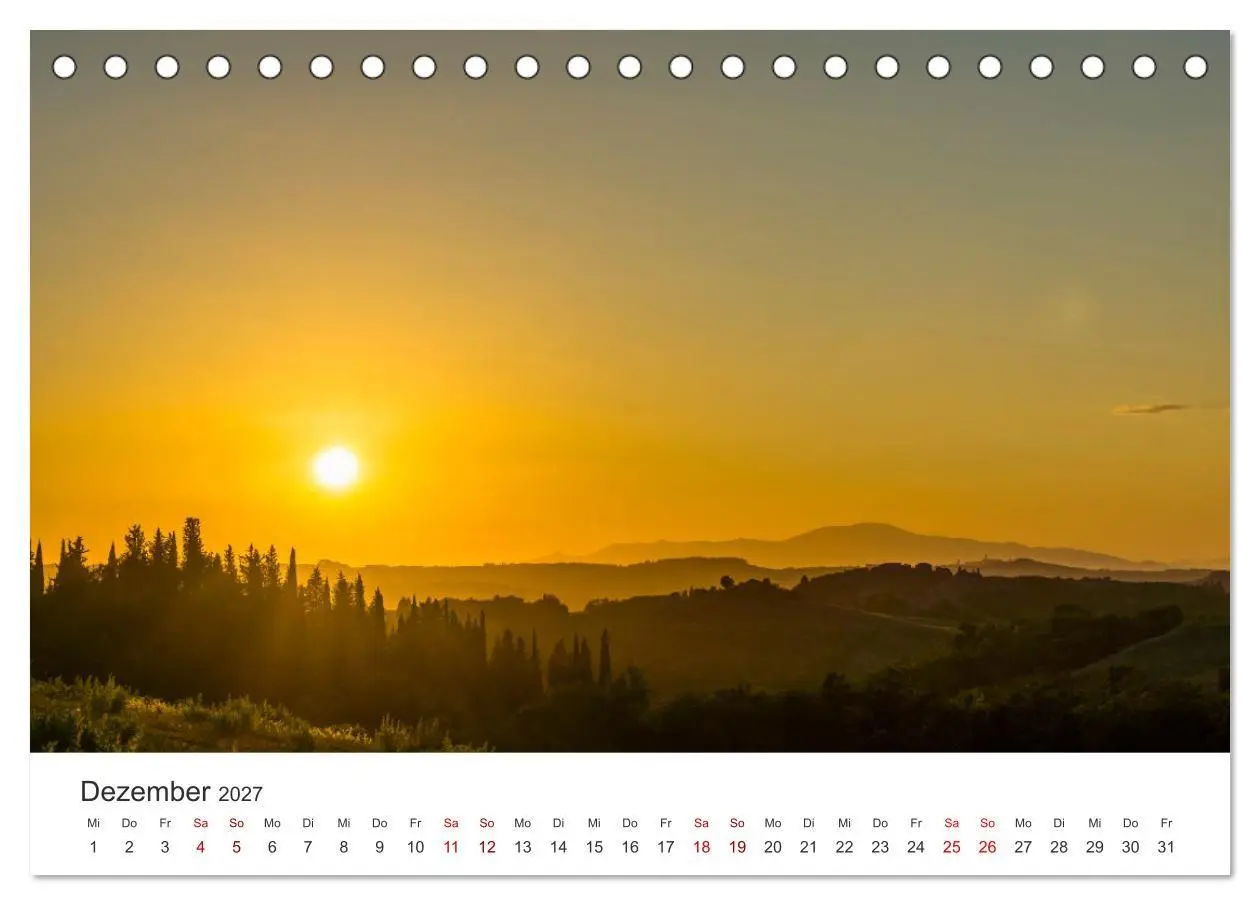 Bild: 9783569804159 | Motive der Toskana (Tischkalender 2027 DIN A5 quer), CALVENDO...