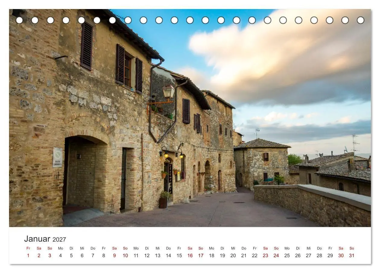 Bild: 9783569804159 | Motive der Toskana (Tischkalender 2027 DIN A5 quer), CALVENDO...