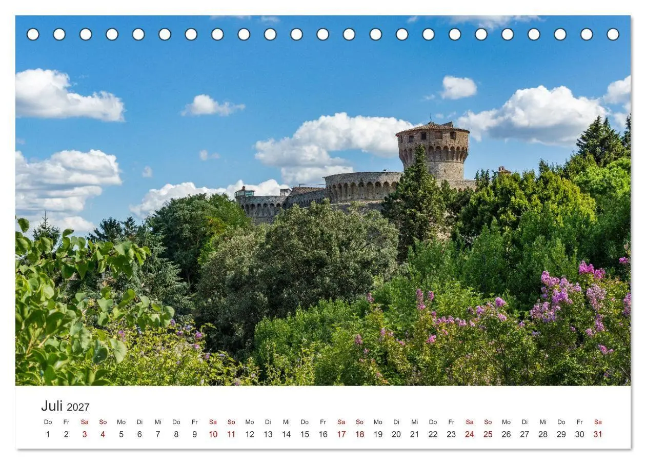 Bild: 9783569804159 | Motive der Toskana (Tischkalender 2027 DIN A5 quer), CALVENDO...