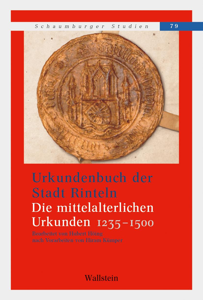Cover: 9783835354159 | Urkundenbuch der Stadt Rinteln | Hubert Höing | Buch | 244 S. | 2023