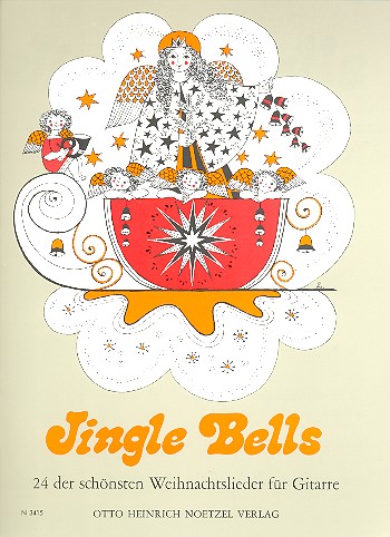 Cover: 9790204534159 | Jingle Bells | 24 der schönsten Weihnachtslieder für Gitarre - Noten