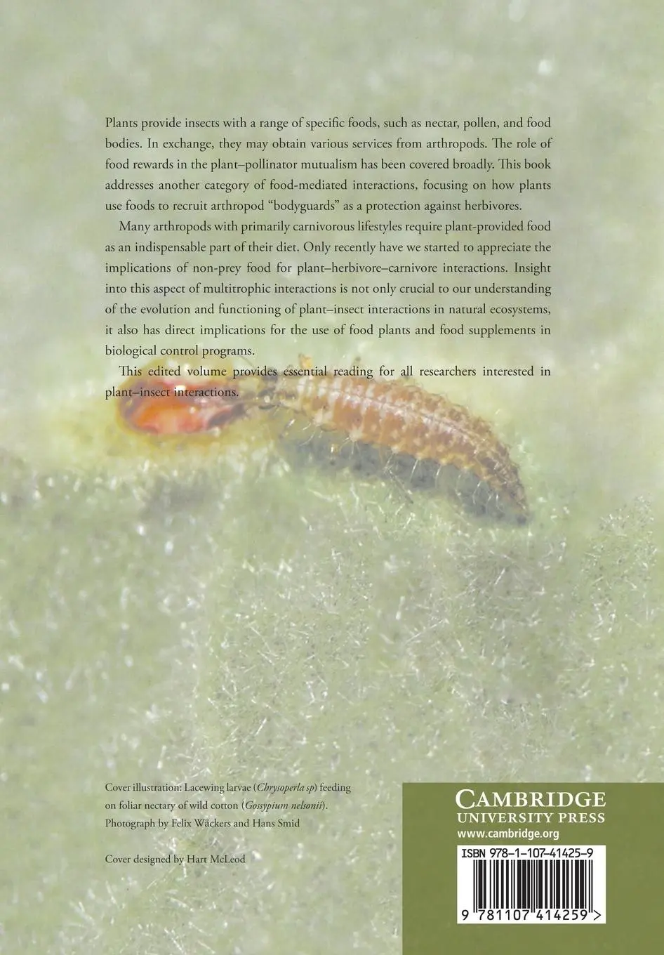 Rückseite: 9781107414259 | Plant-Provided Food for Carnivorous Insects | F. L. W. Ckers (u. a.)