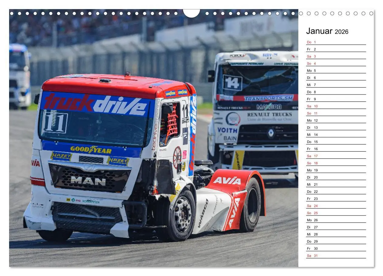 Bild: 9783516014259 | Faszination Truck Rennsport (Wandkalender 2026 DIN A3 quer),...