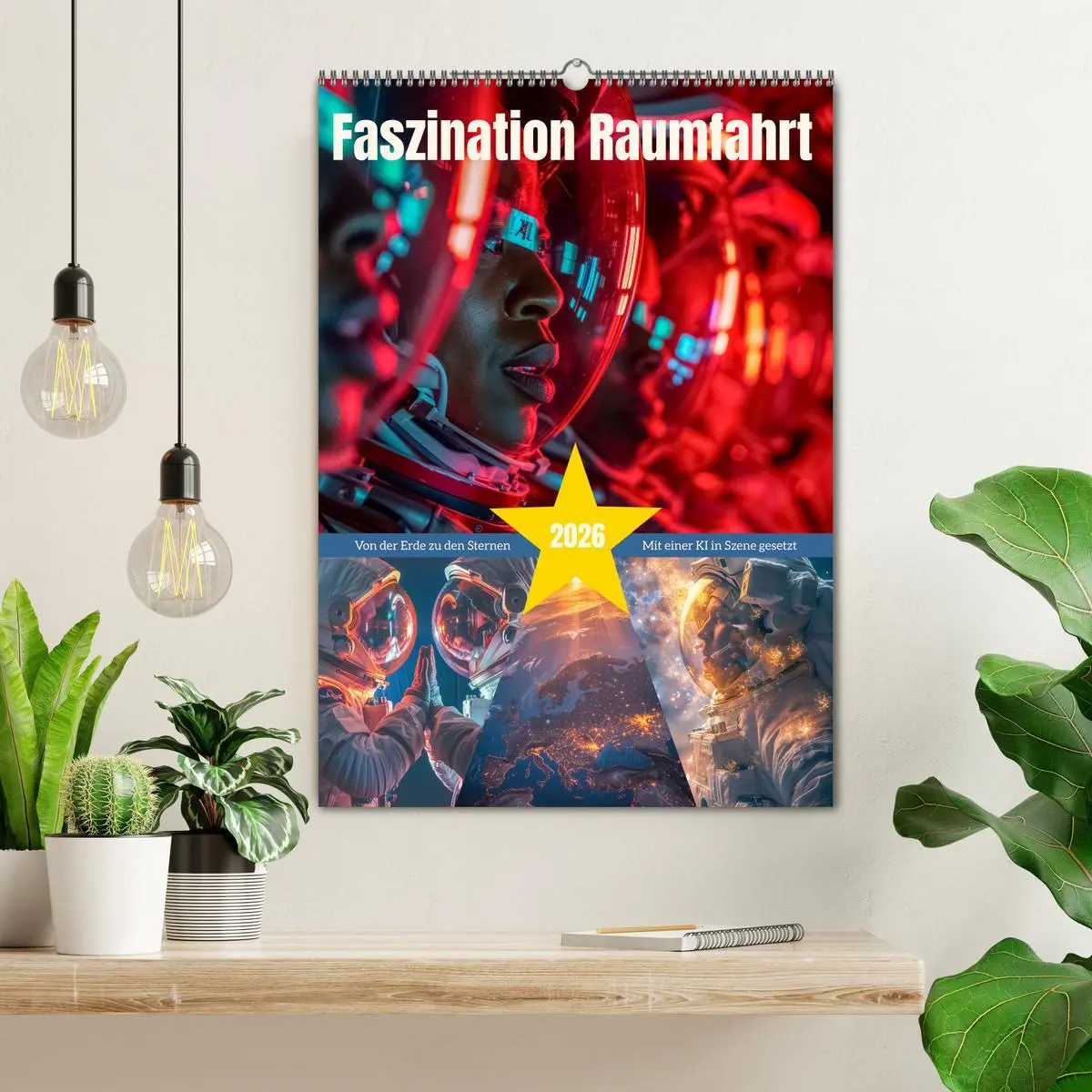 Bild: 9783516254259 | Faszination Raumfahrt (Wandkalender 2026 DIN A2 hoch), CALVENDO...