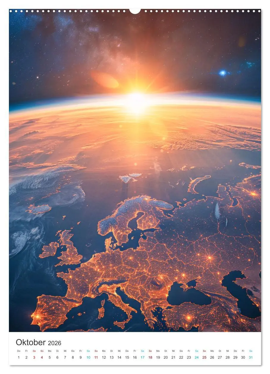 Bild: 9783516254259 | Faszination Raumfahrt (Wandkalender 2026 DIN A2 hoch), CALVENDO...