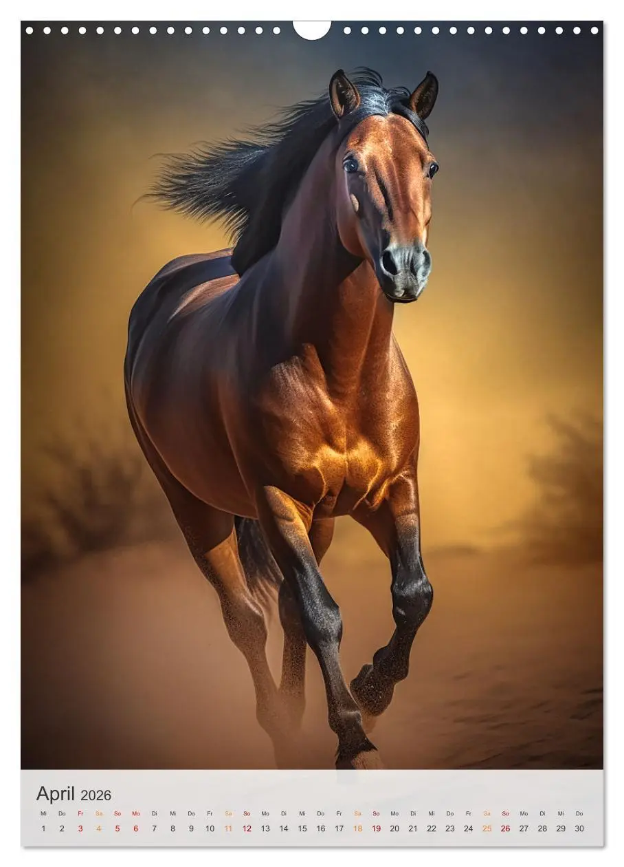 Bild: 9783516324259 | Fantastische Pferde (Wandkalender 2026 DIN A3 hoch), CALVENDO...