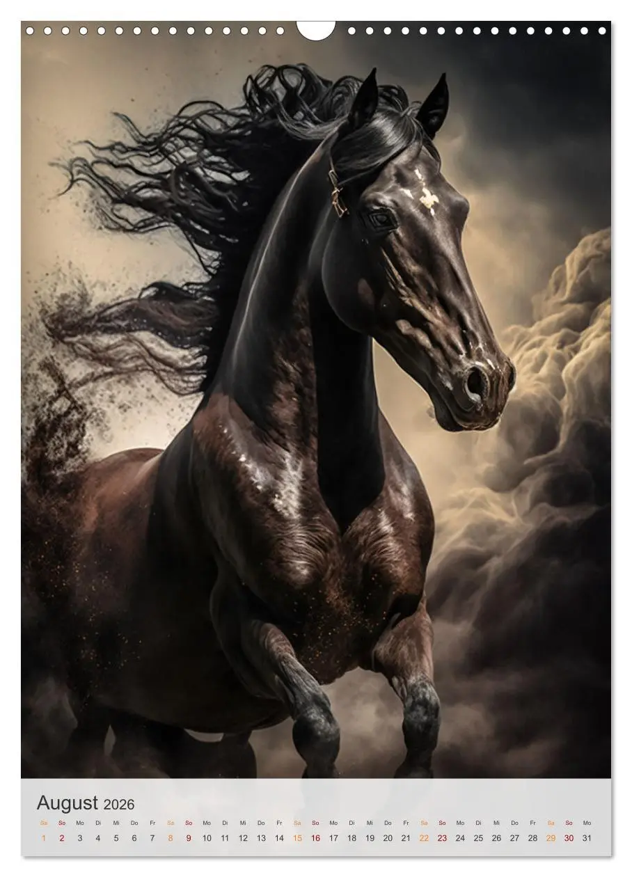 Bild: 9783516324259 | Fantastische Pferde (Wandkalender 2026 DIN A3 hoch), CALVENDO...