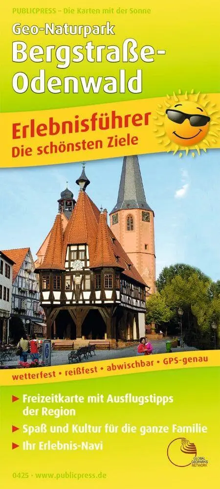 Cover: 9783747304259 | Geo-Naturpark Bergstraße-Odenwald 1:120 000 | (Land-)Karte | Deutsch