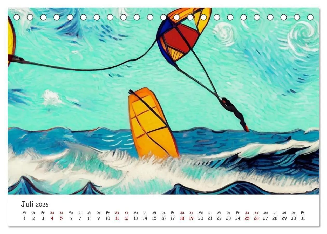 Bild: 9783457534359 | Ostsee Kunstwerke (Tischkalender 2026 DIN A5 quer), CALVENDO...