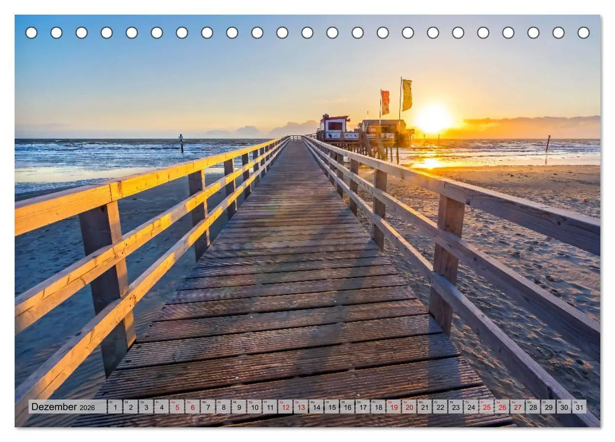 Bild: 9783457604359 | Nordsee - Sehnsuchtskalender zu Strand und Meer (Tischkalender 2026...