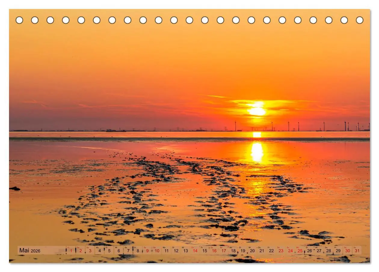Bild: 9783457604359 | Nordsee - Sehnsuchtskalender zu Strand und Meer (Tischkalender 2026...