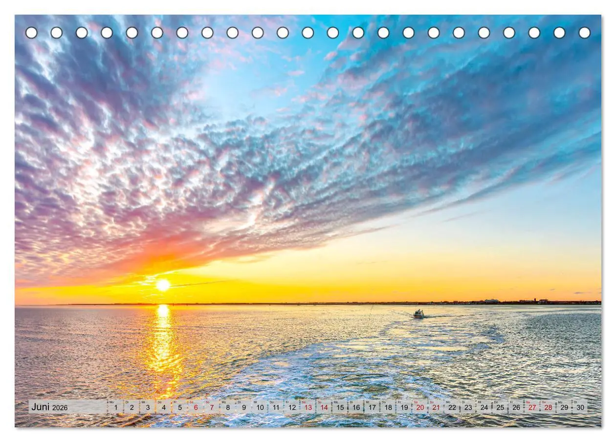 Bild: 9783457604359 | Nordsee - Sehnsuchtskalender zu Strand und Meer (Tischkalender 2026...