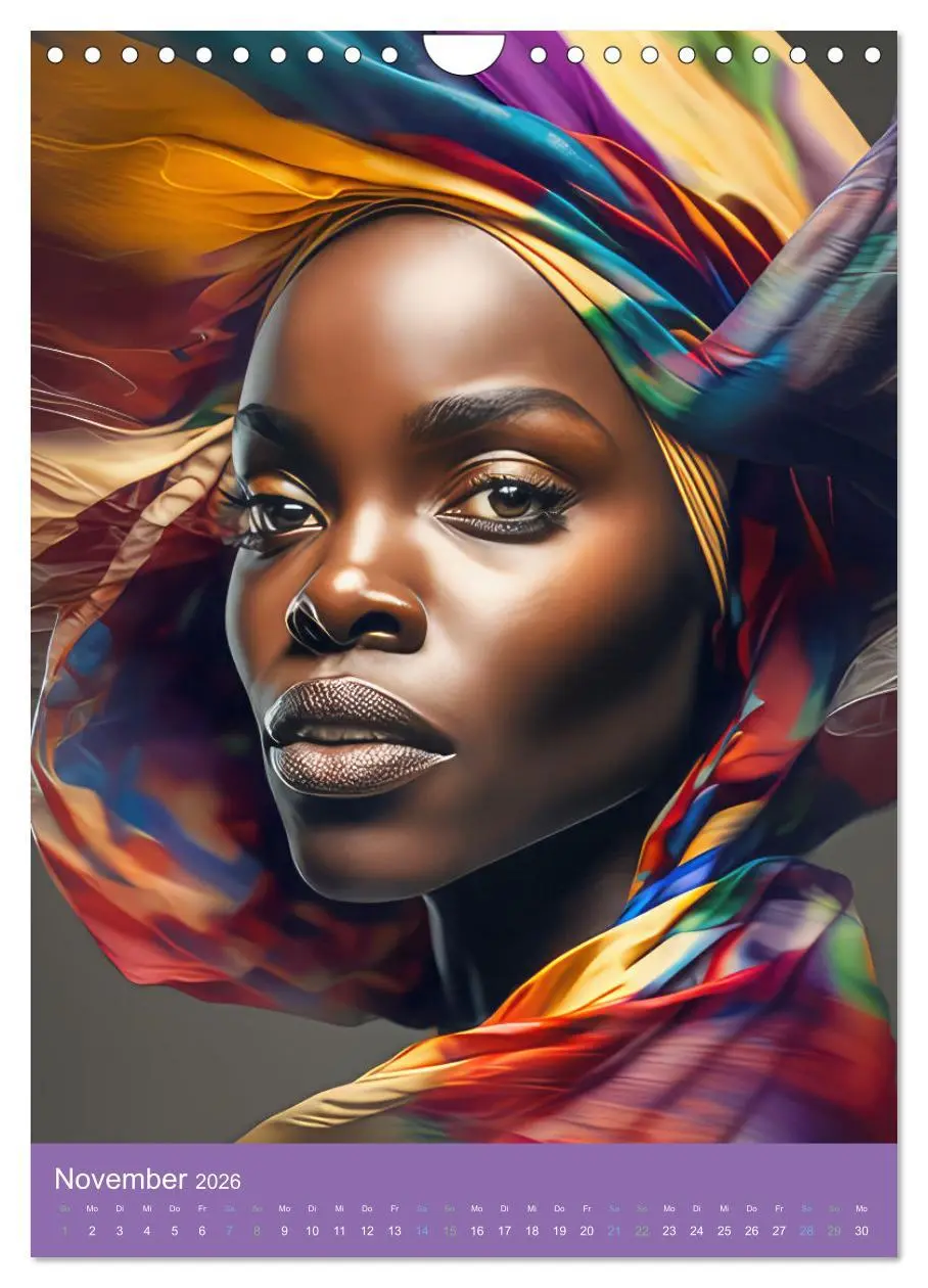 Bild: 9783516314359 | Afrikanische Frauen - Portraits im Stil der afrikanischen Kultur...