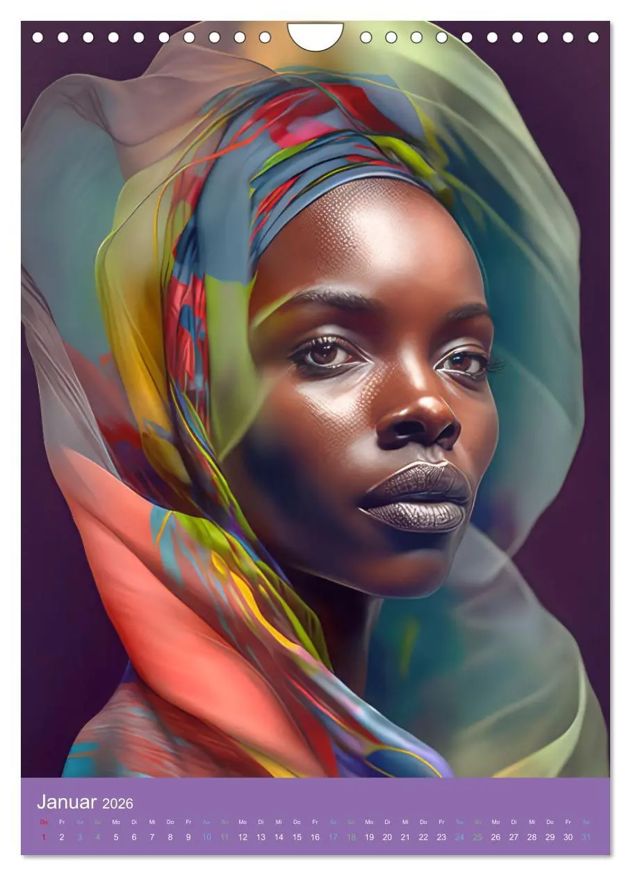 Bild: 9783516314359 | Afrikanische Frauen - Portraits im Stil der afrikanischen Kultur...