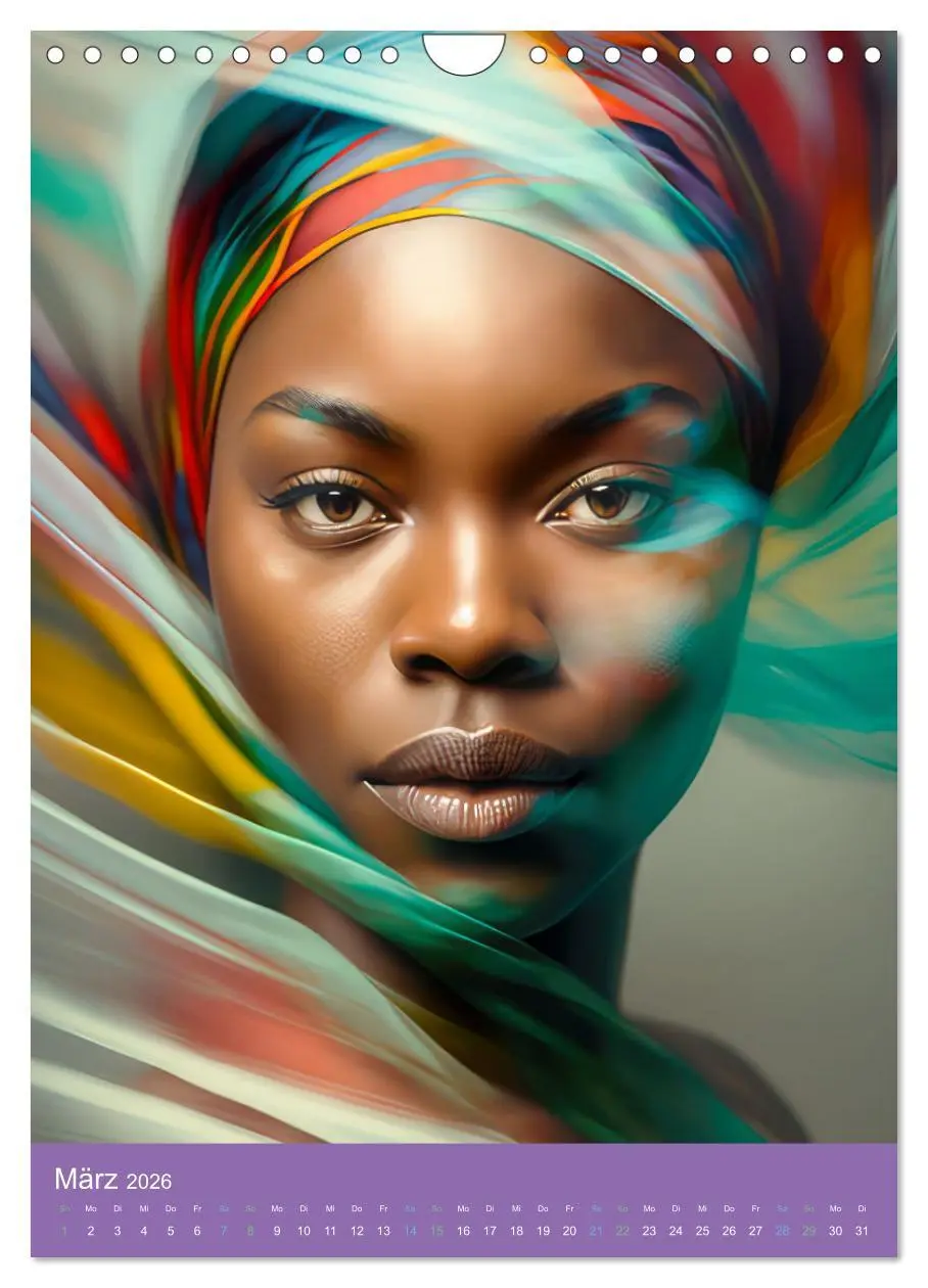 Bild: 9783516314359 | Afrikanische Frauen - Portraits im Stil der afrikanischen Kultur...