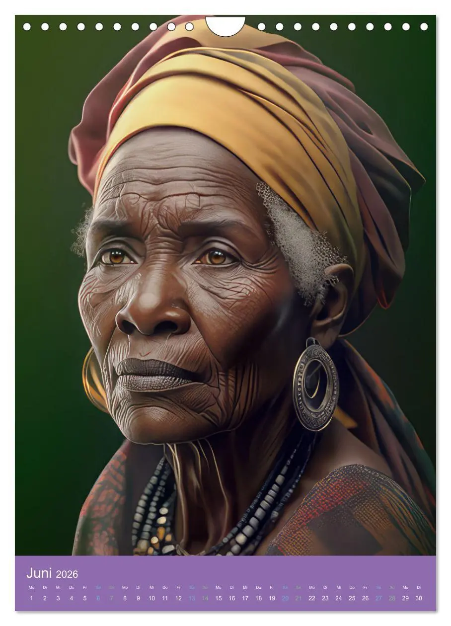 Bild: 9783516314359 | Afrikanische Frauen - Portraits im Stil der afrikanischen Kultur...