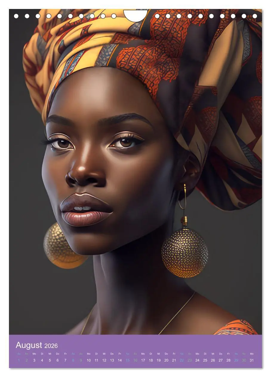 Bild: 9783516314359 | Afrikanische Frauen - Portraits im Stil der afrikanischen Kultur...