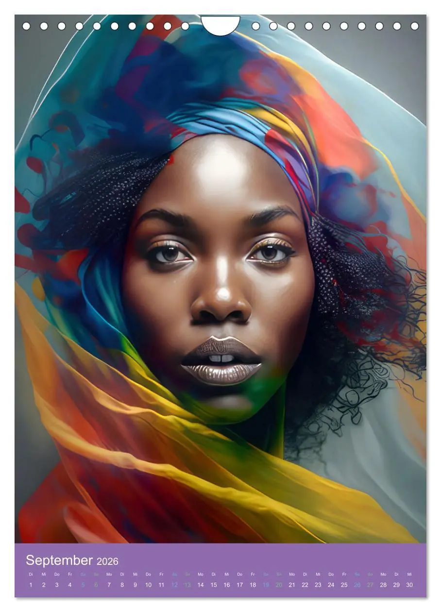 Bild: 9783516314359 | Afrikanische Frauen - Portraits im Stil der afrikanischen Kultur...