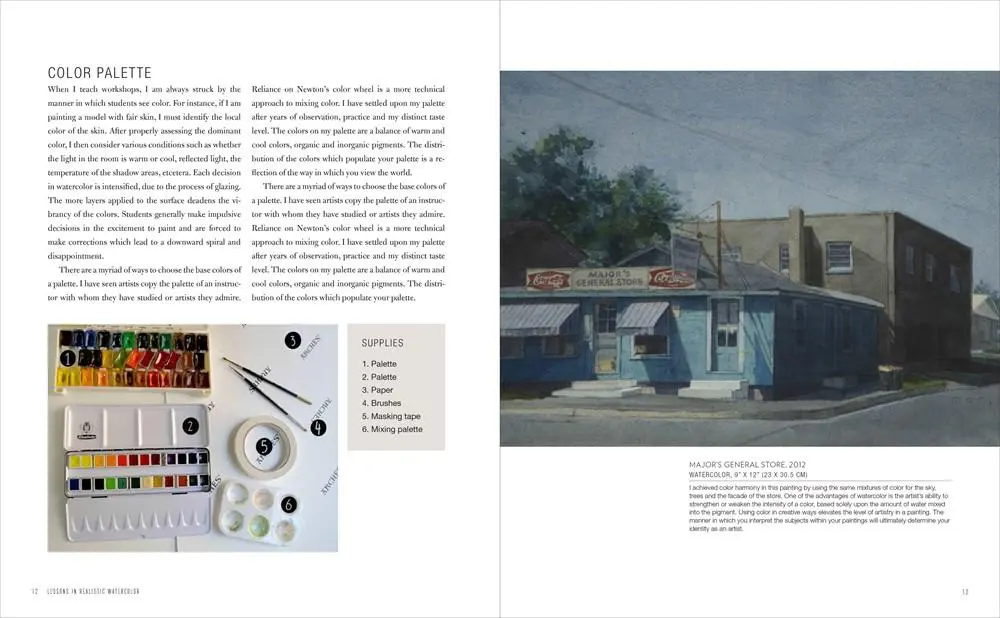 Bild: 9781580934459 | Lessons in Realistic Watercolor | Mario Andres Robinson | Taschenbuch