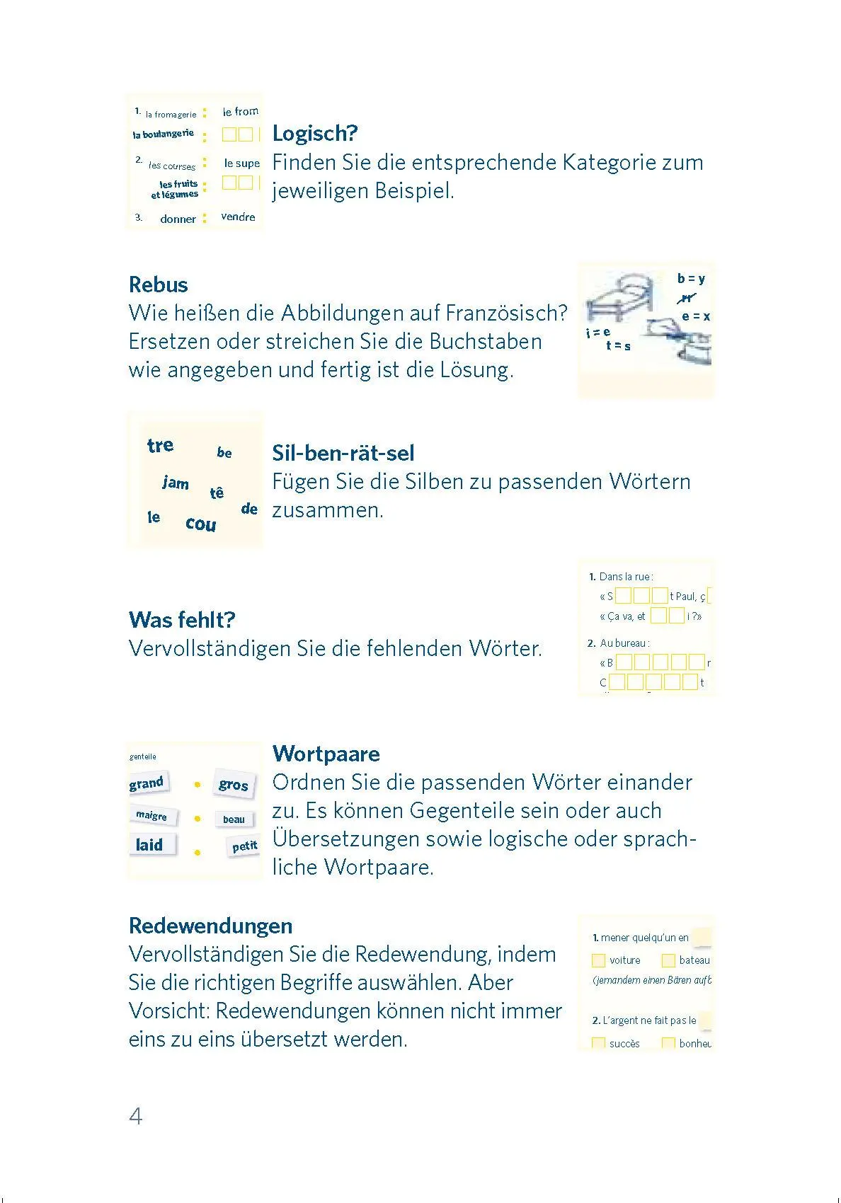 Bild: 9783125634459 | Langenscheidt Pocket-Sprachrätsel Französisch | Fabienne Schreitmüller