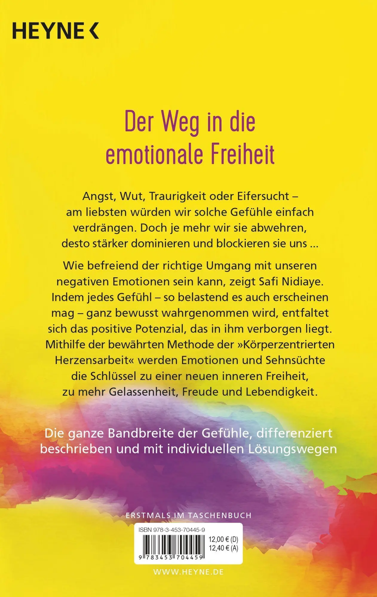 Bild: 9783453704459 | Gefühle sind zum Fühlen da | Safi Nidiaye | Taschenbuch | 352 S.