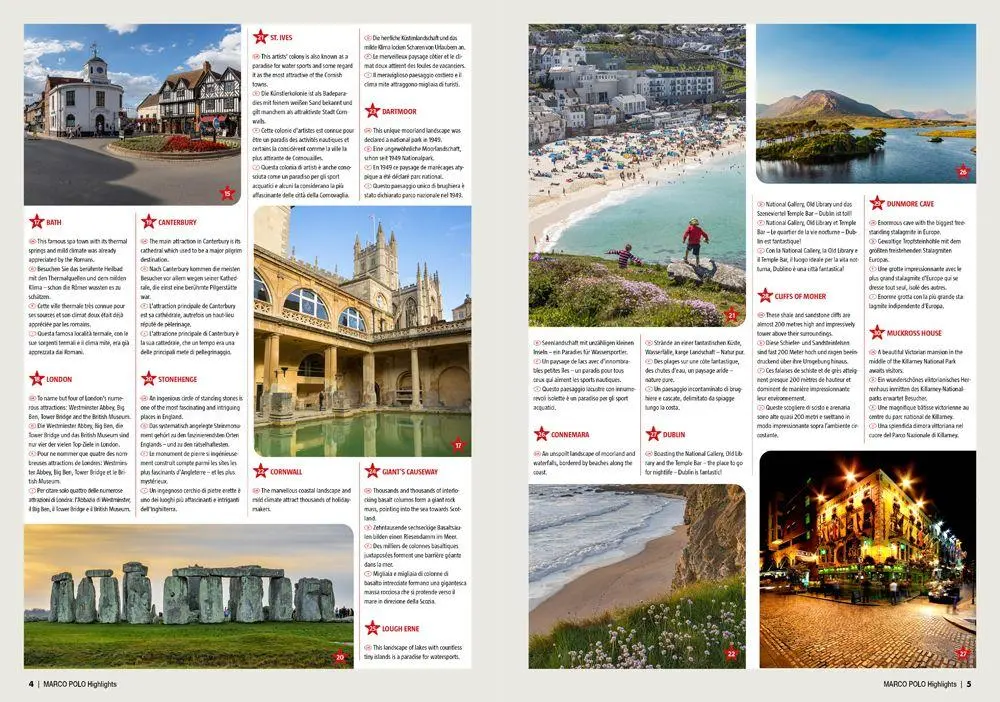Bild: 9783575024459 | MARCO POLO Reiseatlas Großbritannien, Irland 1:300.000 | Taschenbuch