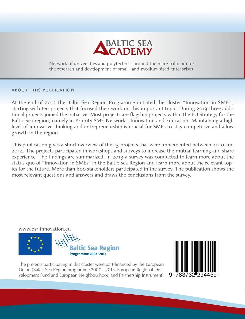Rückseite: 9783732294459 | Projects on "Innovation in SMEs" in the Baltic Sea Region | Buch