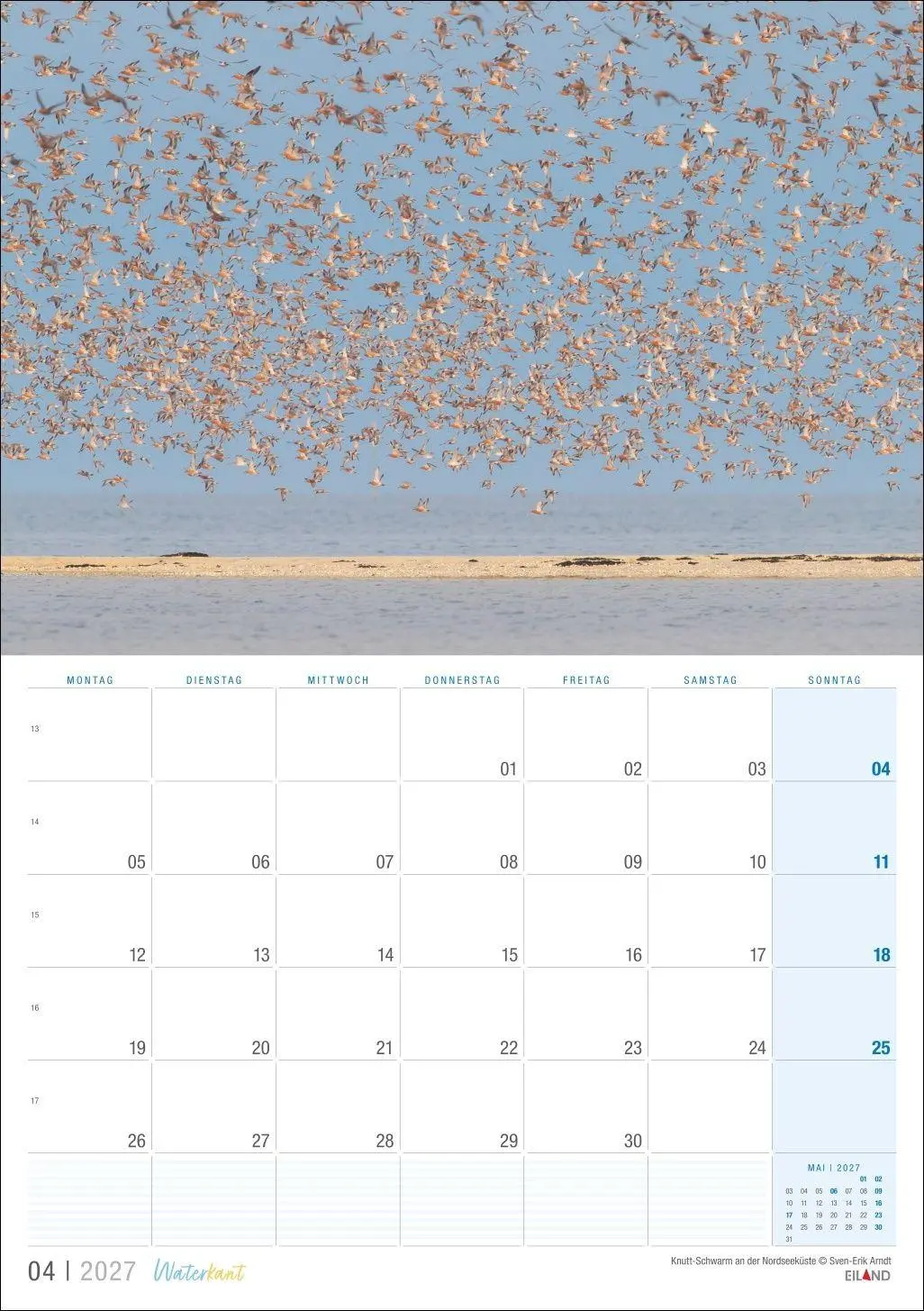 Bild: 9783964024459 | Waterkant Kalender 2027 | Eiland | Kalender | 13 S. | Deutsch | 2027