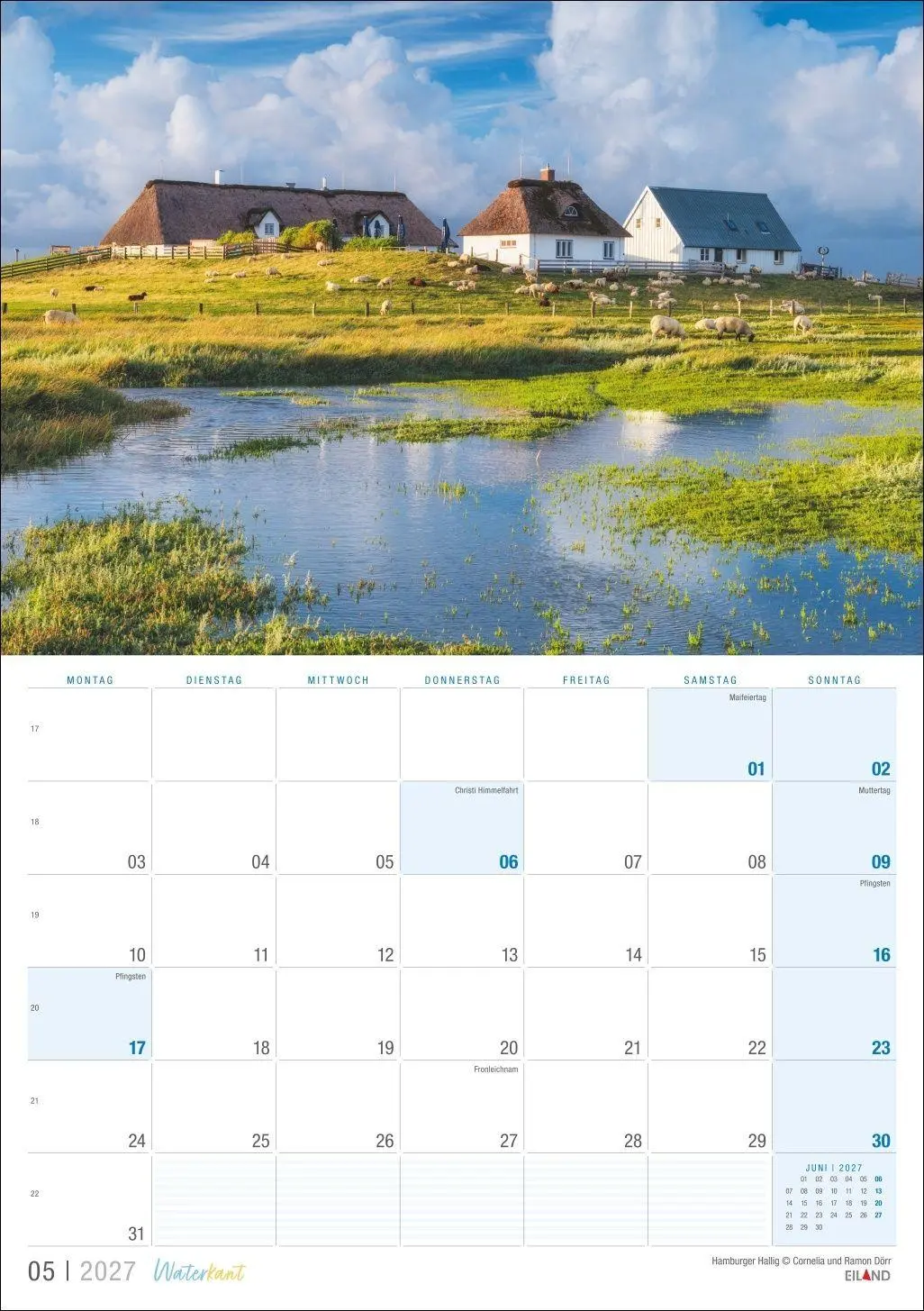 Bild: 9783964024459 | Waterkant Kalender 2027 | Eiland | Kalender | 13 S. | Deutsch | 2027
