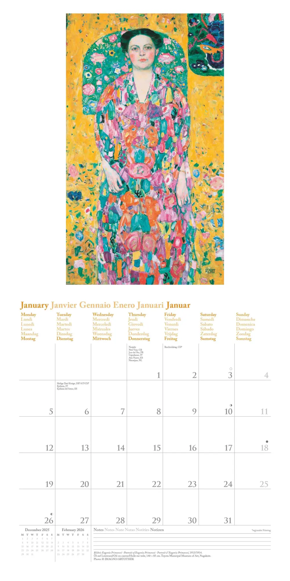 Bild: 4069095004559 | Gustav Klimt 2026 - Wand-Kalender - Broschüren-Kalender - 30x30 -...