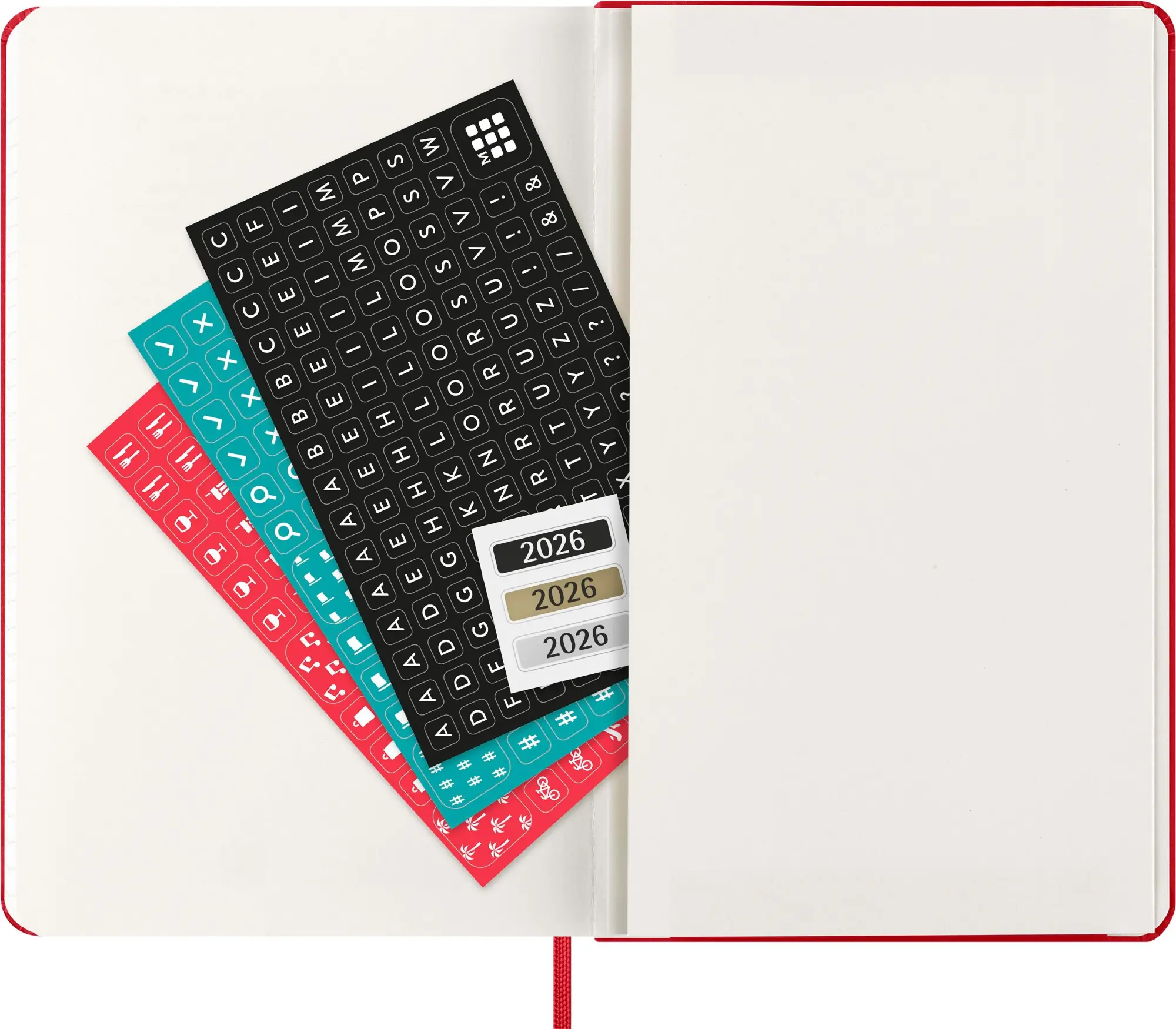 Bild: 8056999274559 | Moleskine 12 Monate Tageskalender 2026, Large/A5, 1 Tag = 1 Seite,...