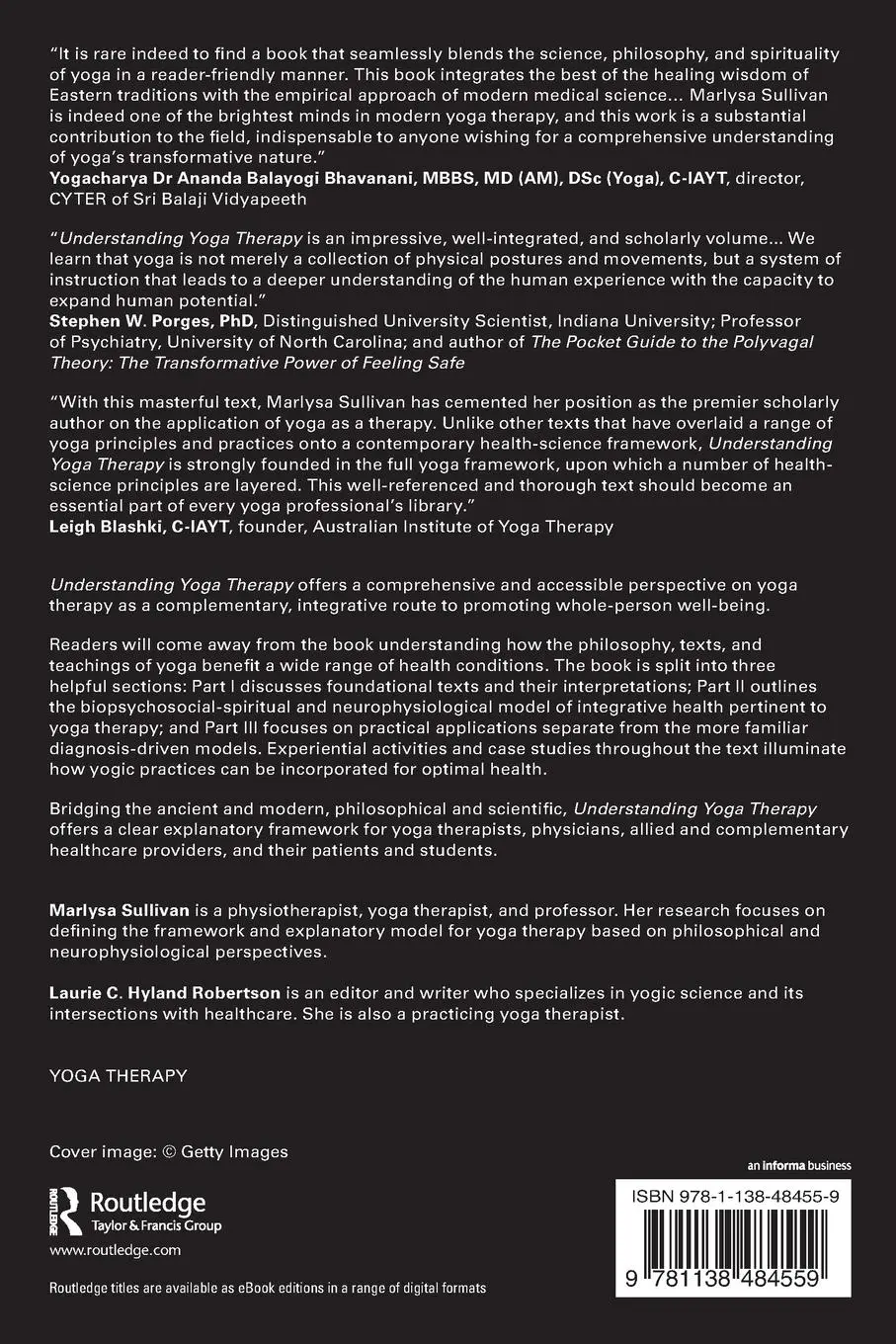 Rückseite: 9781138484559 | Understanding Yoga Therapy | Marlysa B. Sullivan (u. a.) | Taschenbuch
