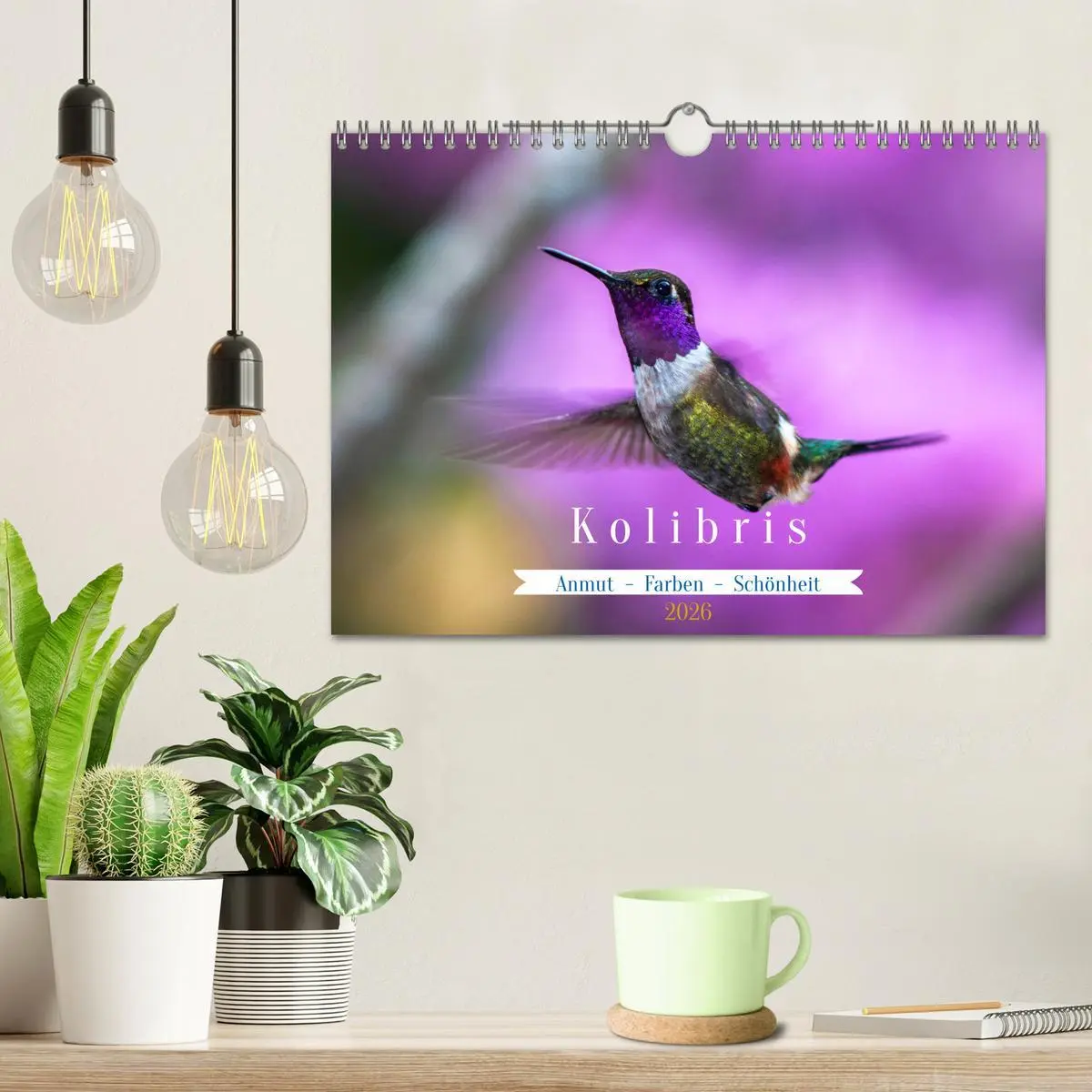 Bild: 9783457374559 | Kolibris; Anmut, Schönheit, Farben (Wandkalender 2026 DIN A4 quer),...
