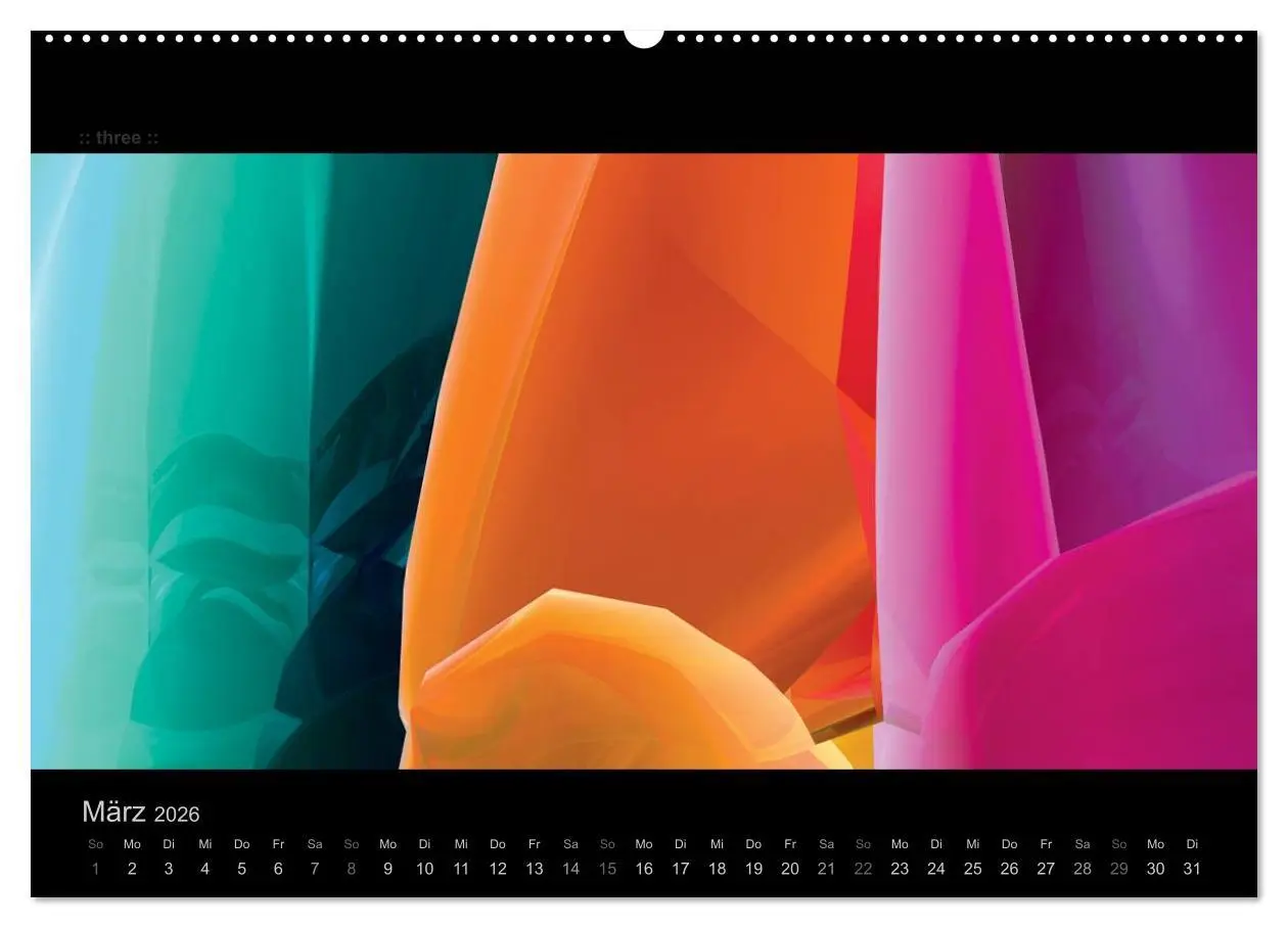 Bild: 9783516084559 | Abstrakte Kunst (hochwertiger Premium Wandkalender 2026 DIN A2...