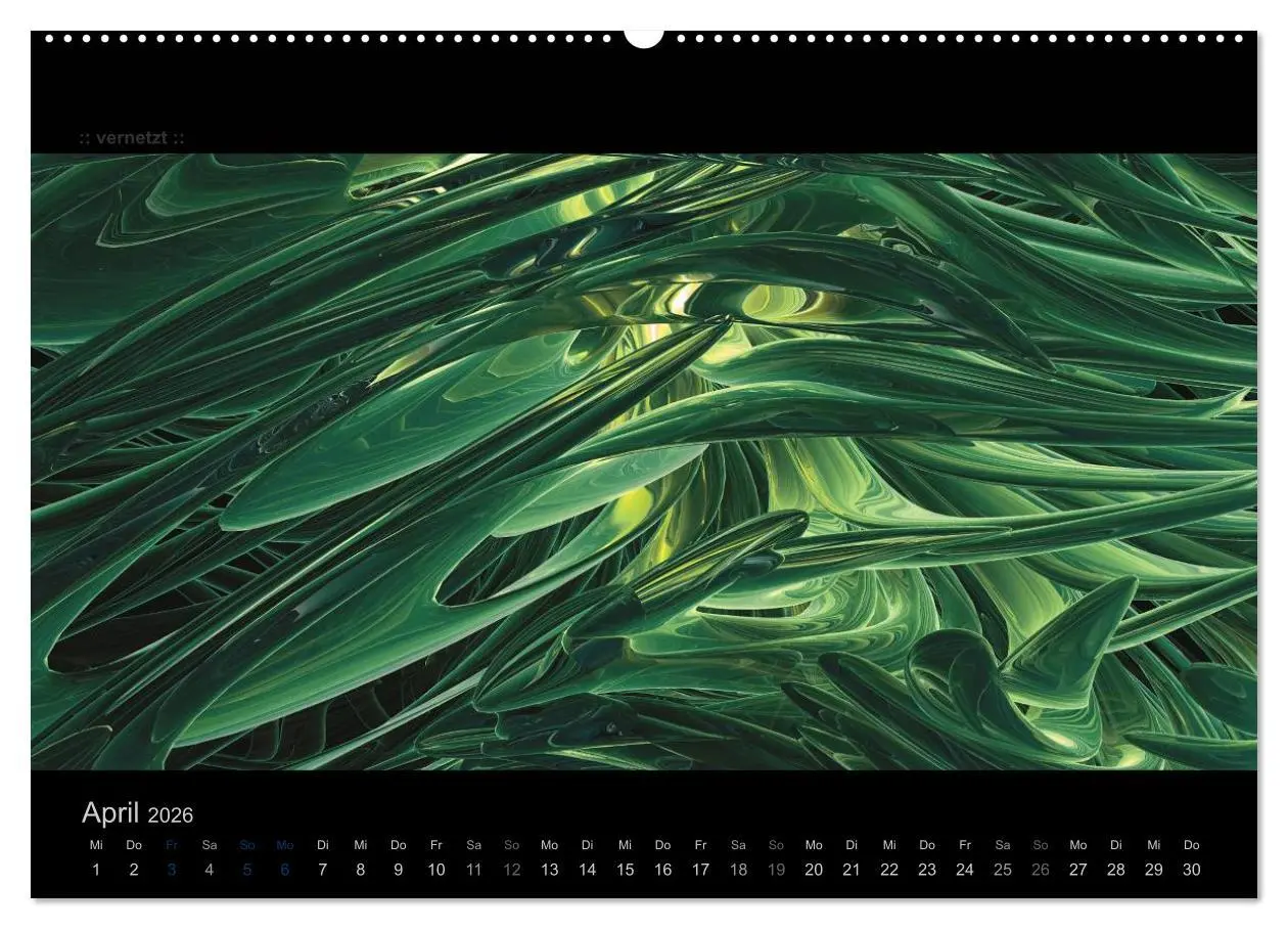 Bild: 9783516084559 | Abstrakte Kunst (hochwertiger Premium Wandkalender 2026 DIN A2...
