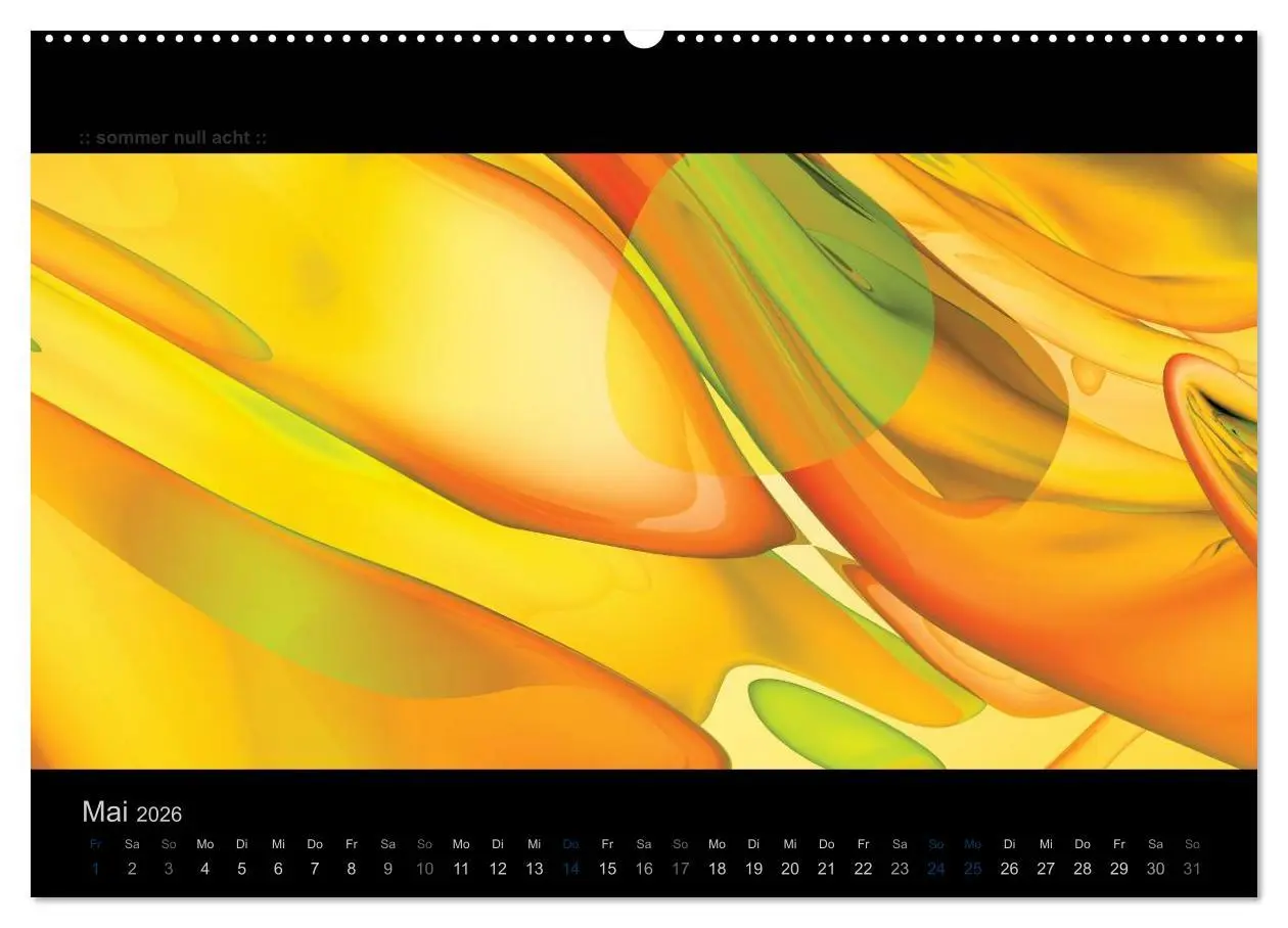 Bild: 9783516084559 | Abstrakte Kunst (hochwertiger Premium Wandkalender 2026 DIN A2...