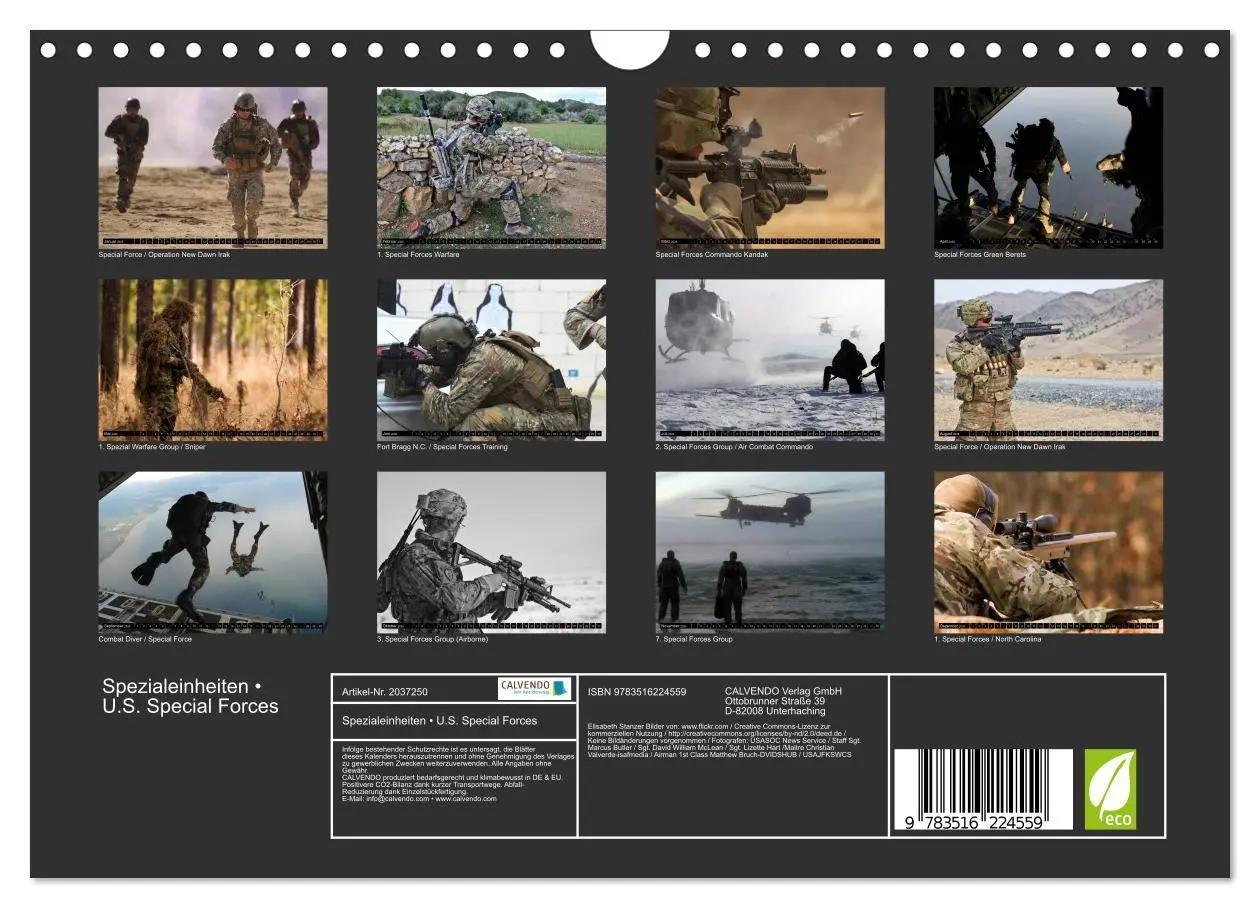 Bild: 9783516224559 | Spezialeinheiten ¿ U.S. Special Forces (Wandkalender 2026 DIN A4...