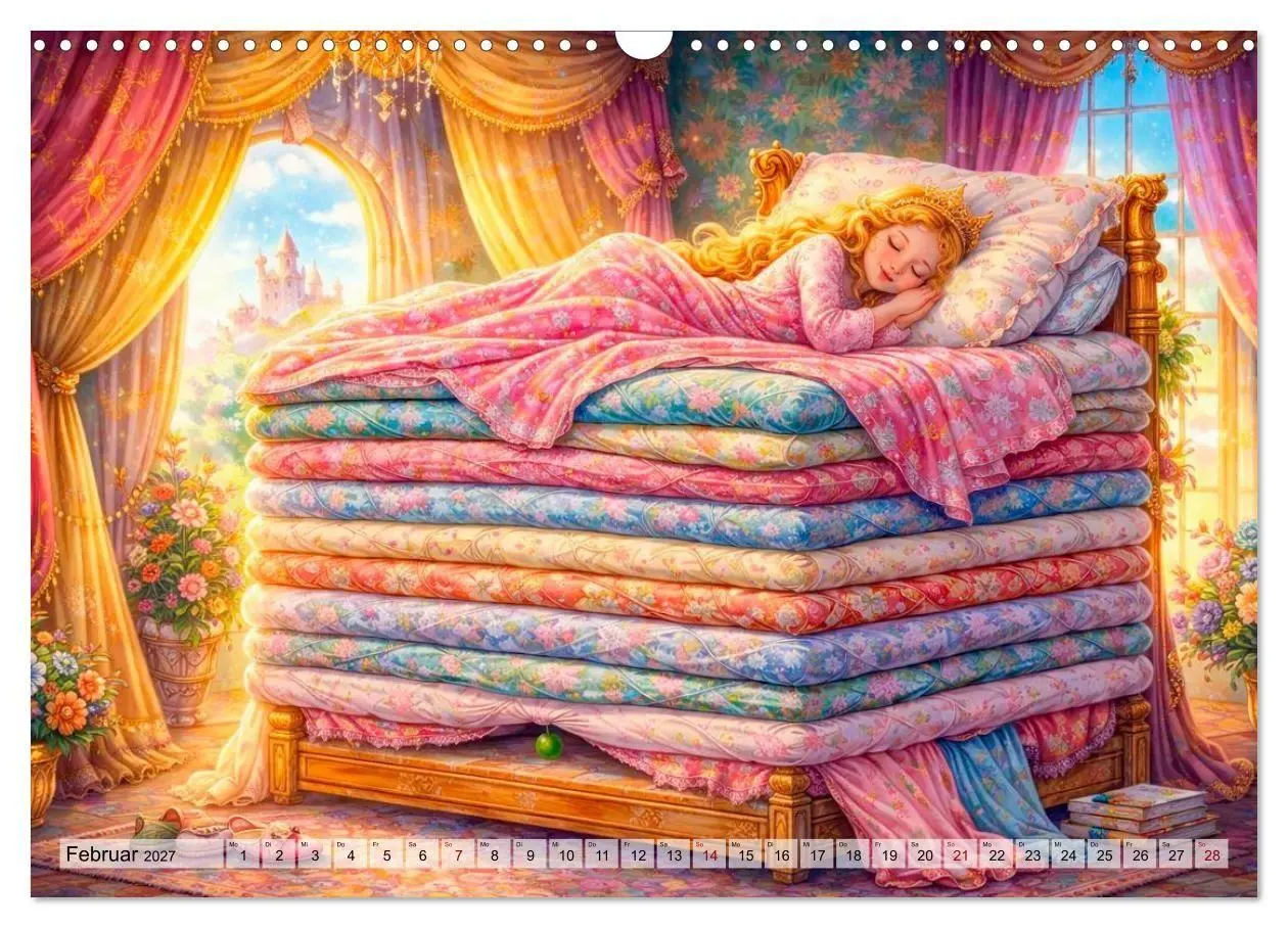 Bild: 9783516774559 | Mein großer Märchenkalender (Wandkalender 2027 DIN A3 quer),...