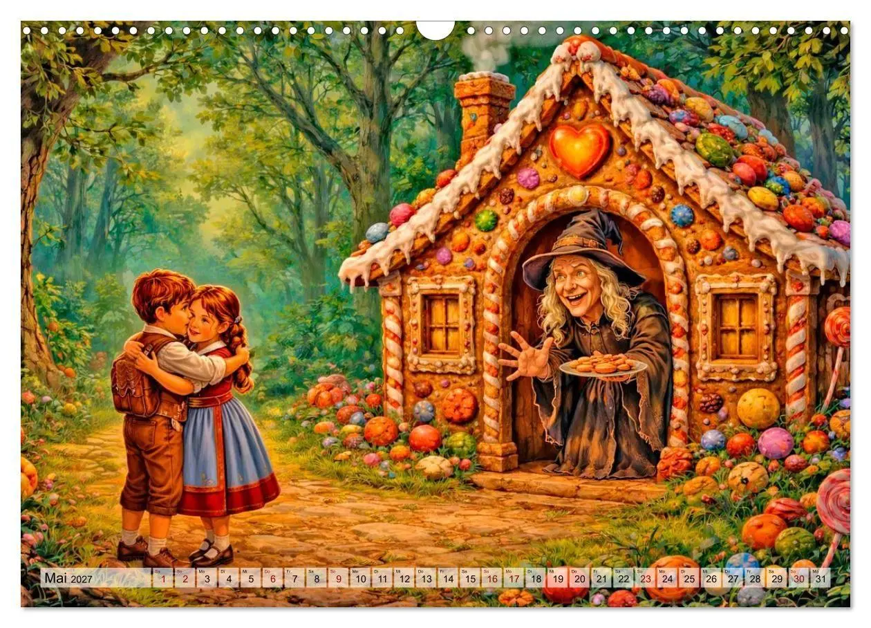 Bild: 9783516774559 | Mein großer Märchenkalender (Wandkalender 2027 DIN A3 quer),...