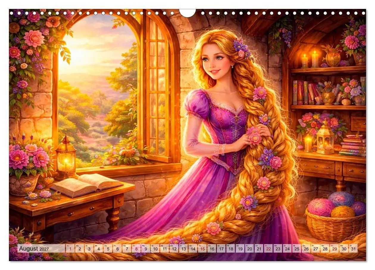 Bild: 9783516774559 | Mein großer Märchenkalender (Wandkalender 2027 DIN A3 quer),...