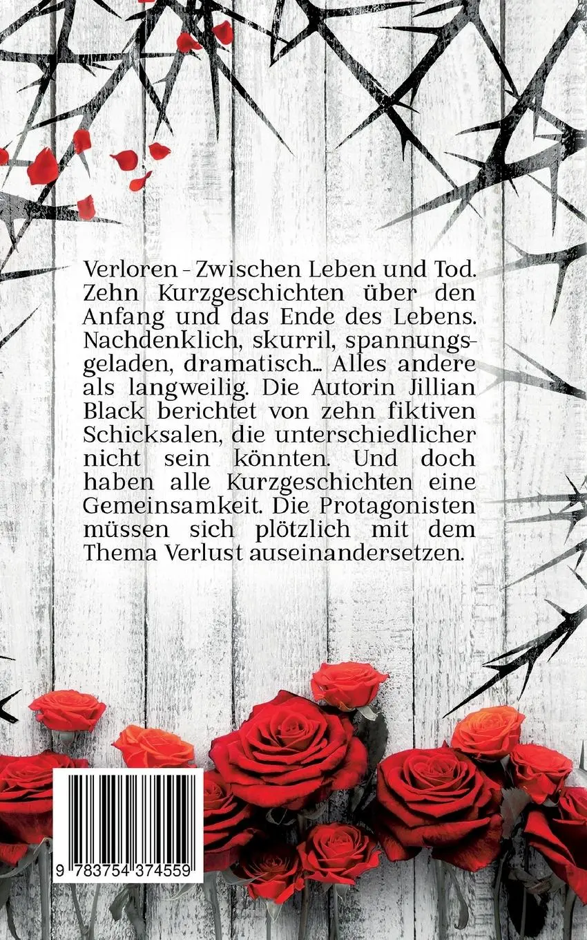Rückseite: 9783754374559 | Verloren | Zwischen Leben und Tod | Jillian Black | Taschenbuch | 2023