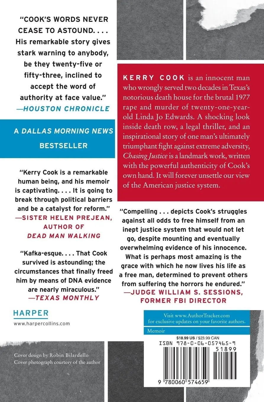 Rückseite: 9780060574659 | Chasing Justice | Kerry Max Cook | Taschenbuch | Englisch | 2008