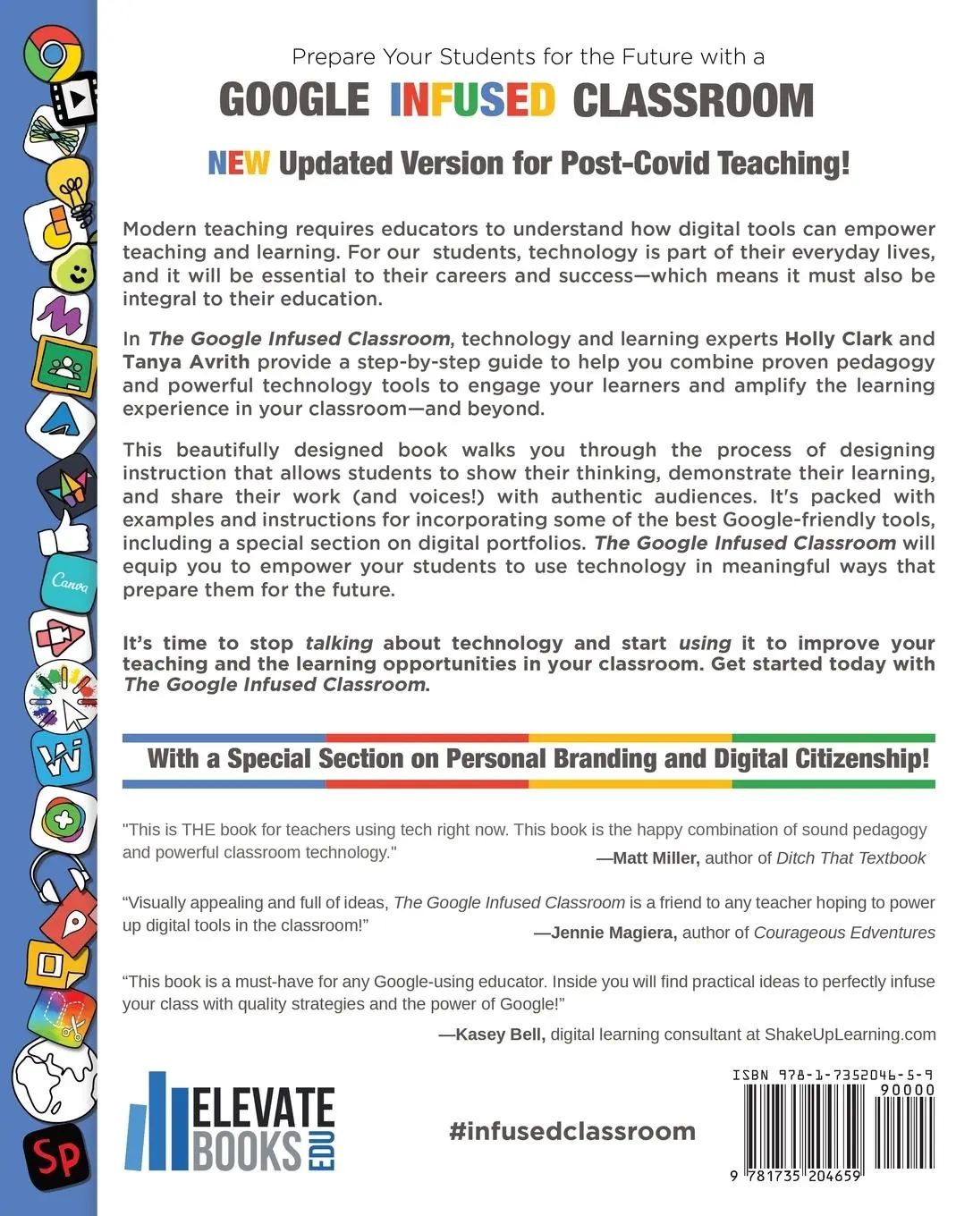 Rückseite: 9781735204659 | The Google Infused Classroom | Holly Clark (u. a.) | Taschenbuch