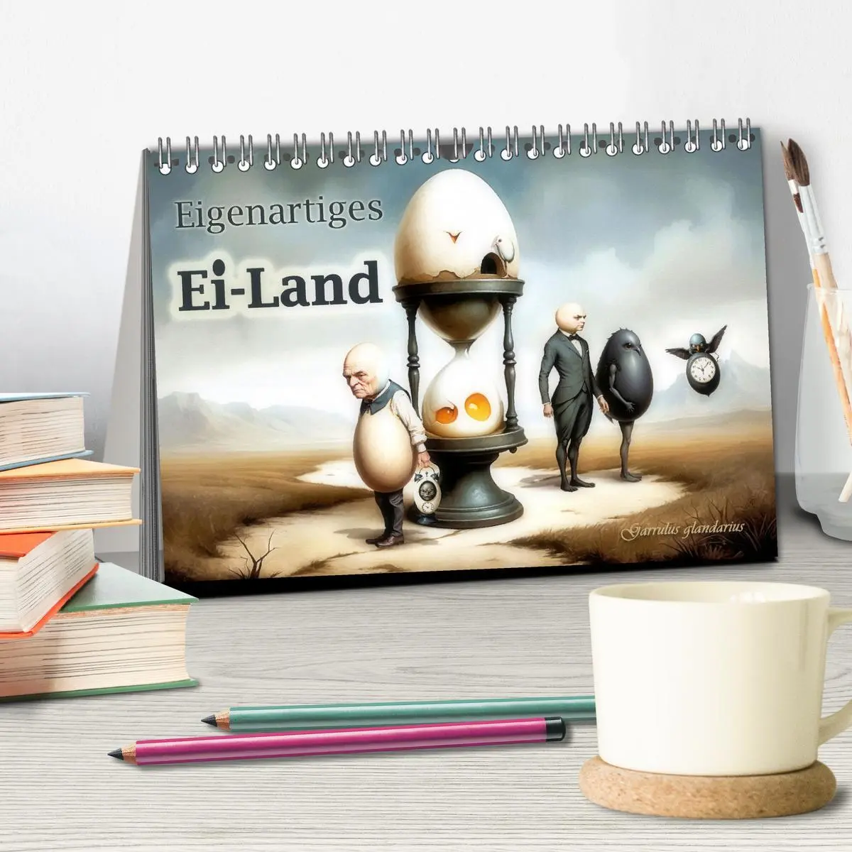 Bild: 9783457364659 | Eigenartiges Ei-Land (Tischkalender 2026 DIN A5 quer), CALVENDO...
