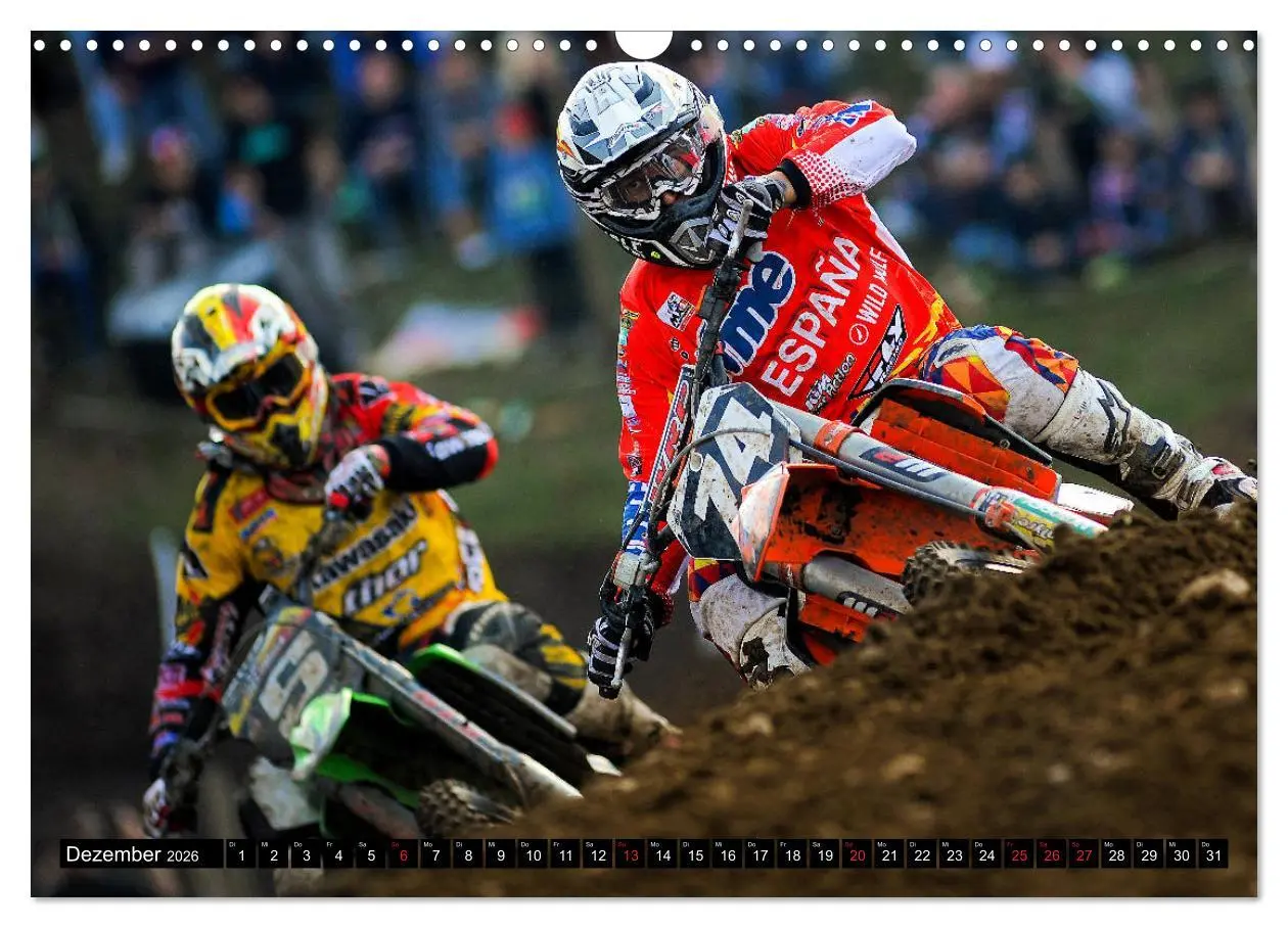 Bild: 9783457744659 | Blickpunkte Motocross (Wandkalender 2026 DIN A3 quer), CALVENDO...